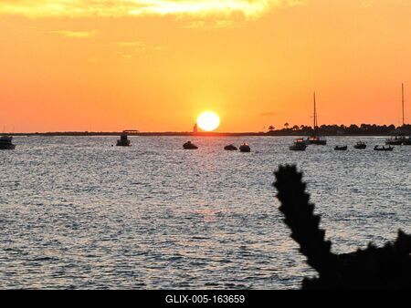 Sunset in Cape Verde-stock-foto