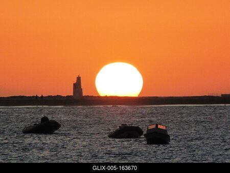 Sunset in Cape Verde-stock-foto