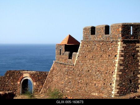 Cape Verde - Cidade V elha fortress - World Heritage-stock-foto