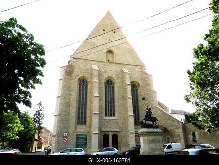 Cluj-Napoca (Kolozsvár), 9 May 2017The Calvinist Cathedral of Cluj-Napoca (15th C.)A Farkas utcai református templom. A kolzsvári gótika remekmûve. XV. sz.-stock-foto