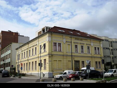 Cluj-Napoca (Kolozsvár), 9 May 2017The Octavian Stroia Ballet and Theatrical High School.Az Octavian Stroia Balett és Színmûvészeti Líceum.-stock-foto