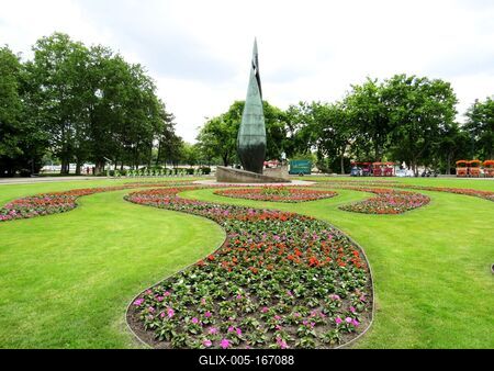 Centenary monument - Margaret Island-stock-foto