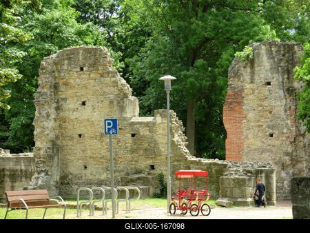 Dominican Monastery - Margaret Island-stock-foto