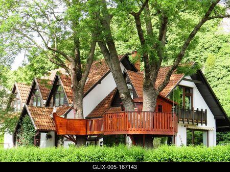 Harmony of Nature and Human Creation - Veszprém-stock-foto