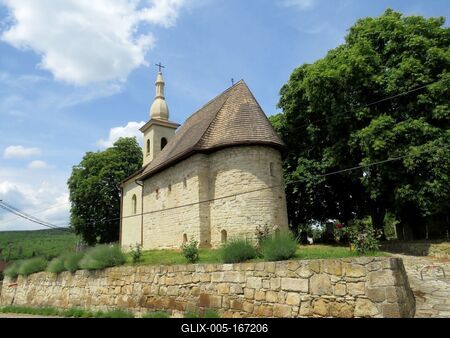 Mary's visit Church in Tarnaszentmária - Hungary-stock-foto
