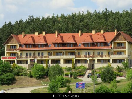 Salt Hill - Hotel - Tourism - Hungary-stock-foto