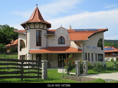 Sport Center - Hungary - Börzsöny-stock-foto