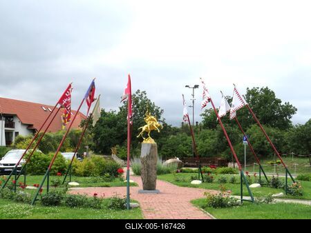 Pákozd - Military Memorial Park-stock-foto