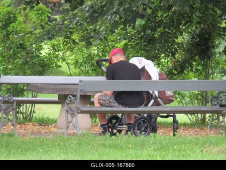 Father wiith Child - Austria-stock-foto