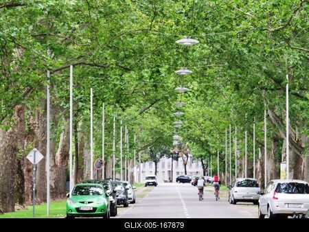 S treet in Graz - Austria-stock-foto