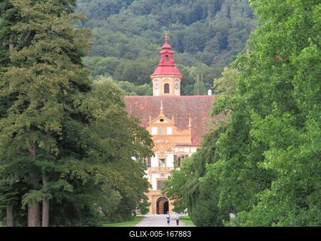 Eggenberg Castle - Graz - Austria-stock-foto