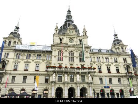 Graz b- City Hall-stock-foto