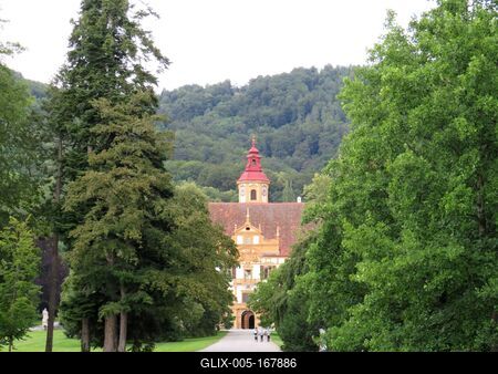 Eggenberg Castle - Graz - Austria-stock-foto