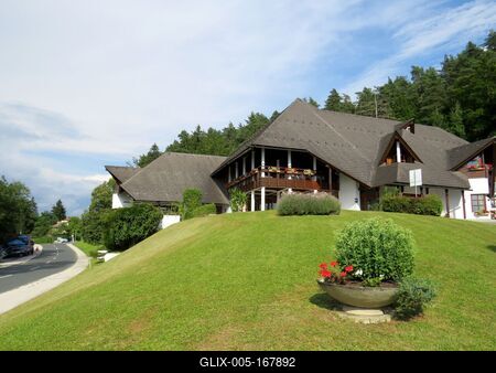 Holiday Resort - Austria-stock-foto