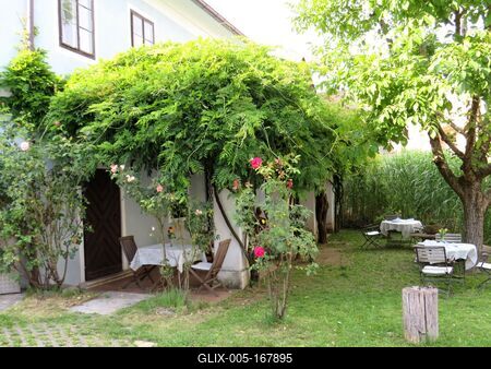 Restaurant in Völkermarkt - Austria-stock-foto