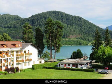 Holiday - Klopeiner Lake - Austria-stock-foto