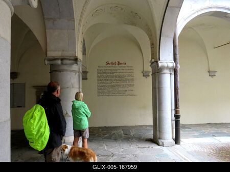 Porcia Castle History - Spittal - Austria-stock-foto