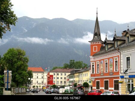 Spittal - Alps - Austria-stock-foto