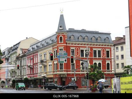 Spittal - Center - Austria-stock-foto