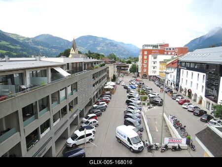City view of Lienz - Austria-stock-foto