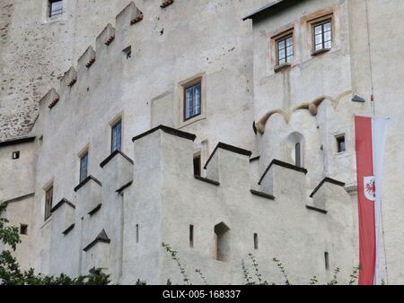 Bruck Castle - Lienz - Austria-stock-foto
