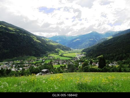 Alpine landscape - Iselberg - Ausztria-stock-foto