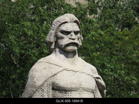 Dózsa György statue - Budapest - 1514 Peasant War-stock-foto