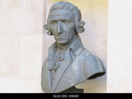Josewph Haydn bust - Budapest - Music composer-stock-foto