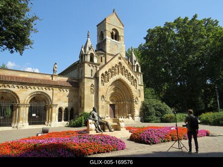Jáki Chapel, Vajdahunyad Casstle - Budapest-stock-foto