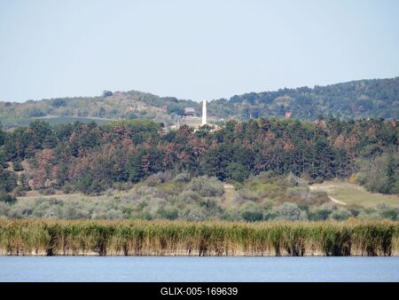 Pákozd monument - Hungary - Lake Velence-stock-foto