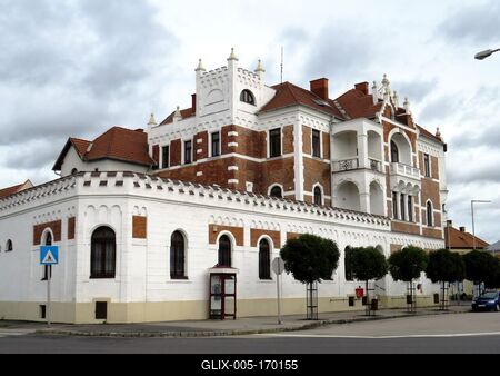Hőnel House - Mosonmagyaróvár - Poist Palace-stock-foto