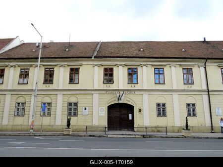 Church school - Piarist - Mosonmagyaróvár-stock-foto
