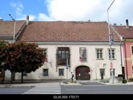 Cselley House - Mosonmagyaróvár-stock-foto