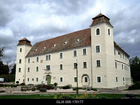 Mosonmagyaróvár - Fortress Castle-stock-foto