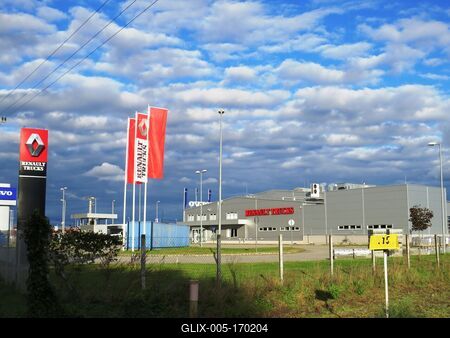 Renault Trucks - Lébény - Hungary-stock-foto