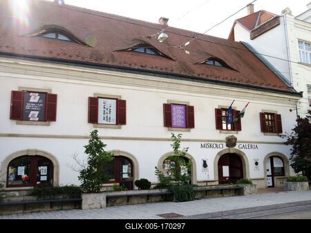 Galery of Miskolc - Contemporary Art - Hungary-stock-foto