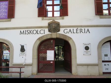 Galery of Miskolc - Hungary - Contemporary Art-stock-foto