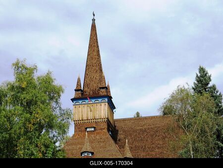 Wooden Church - Miskolc - Hungary-stock-foto