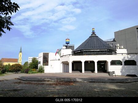 House of Science and Technology - Miskolc - Hungary-stock-foto