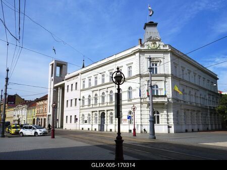 City Hall - Miskolc - Hungary-stock-foto