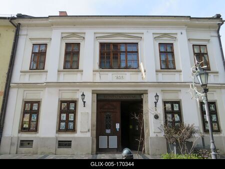 Museum of Theater History and Actors - Miskolc -Hungary-stock-foto