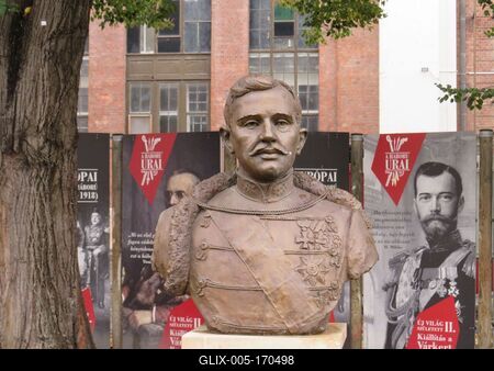 Charles IV. of Habsburg - Bust - Budapest-stock-foto