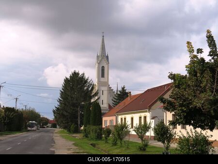Mecsér - Szigetköz - Hungary-stock-foto