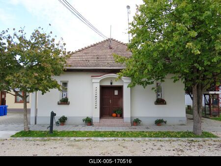 Village mnuseum - Lipót - Hungary-stock-foto