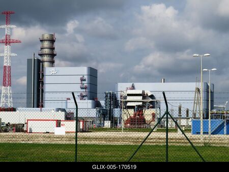 Power Plnt - Gönyű - Hungary-stock-foto