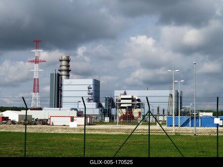 Power Plant - Gönyű - Hungary-stock-foto