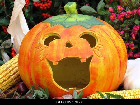 Pumpkin figure - Halloween - Hungary-stock-foto