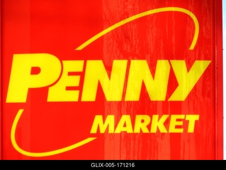 Penny Market Advertising - Budapest-stock-foto