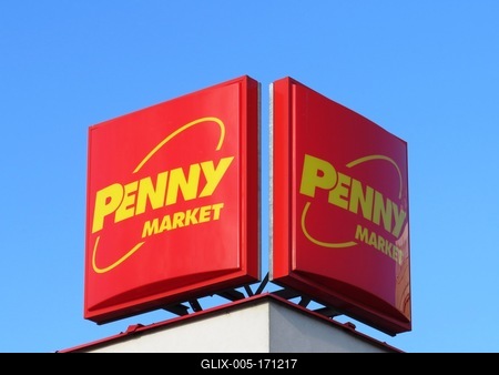 Penny Market Advertising - Budapest-stock-foto