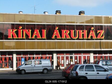 Kecskemét - Chinese Store-stock-foto